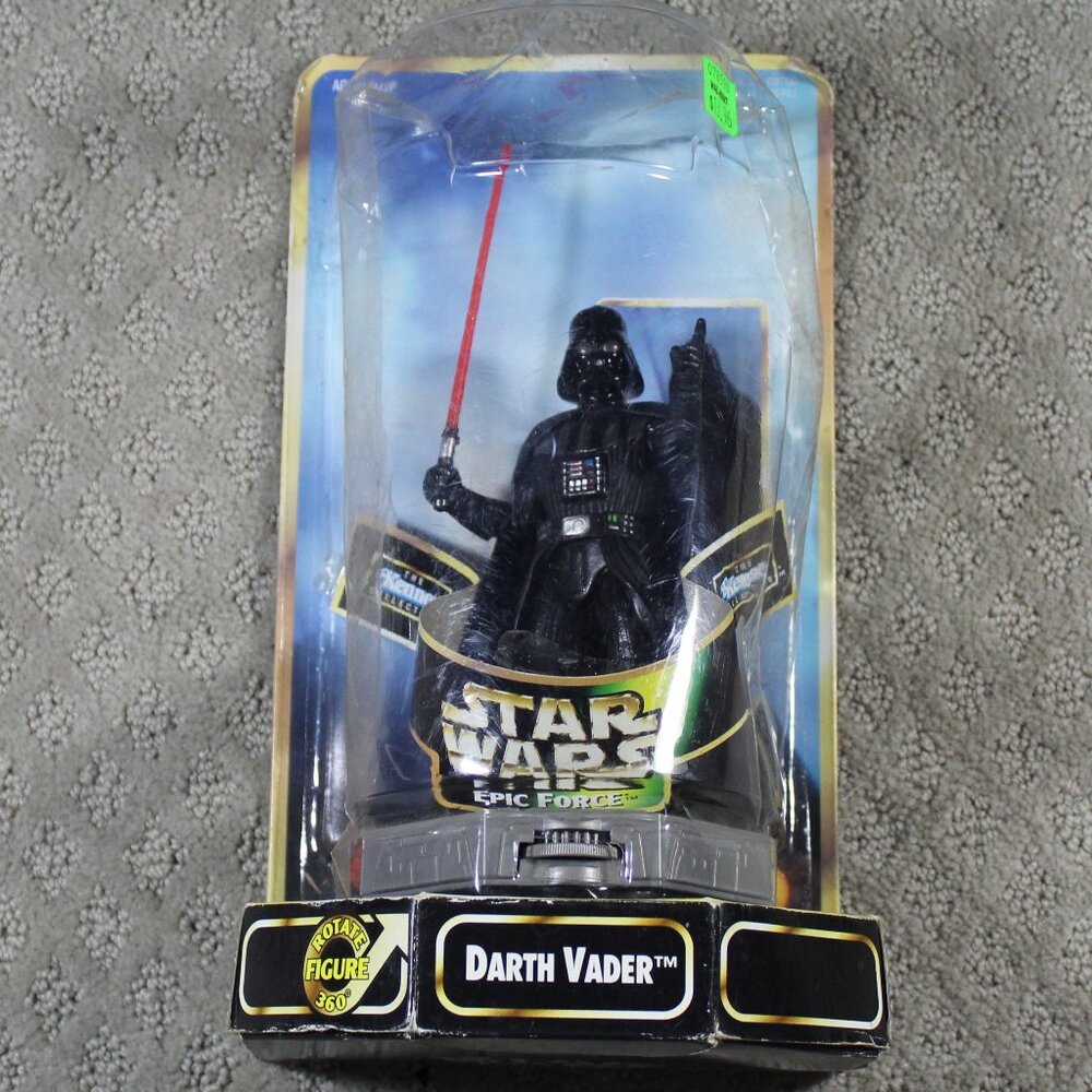 1997 Star Wars Epic Force DARTH VADER Action Figure Rotate 360 Kenner NEW (NOS)